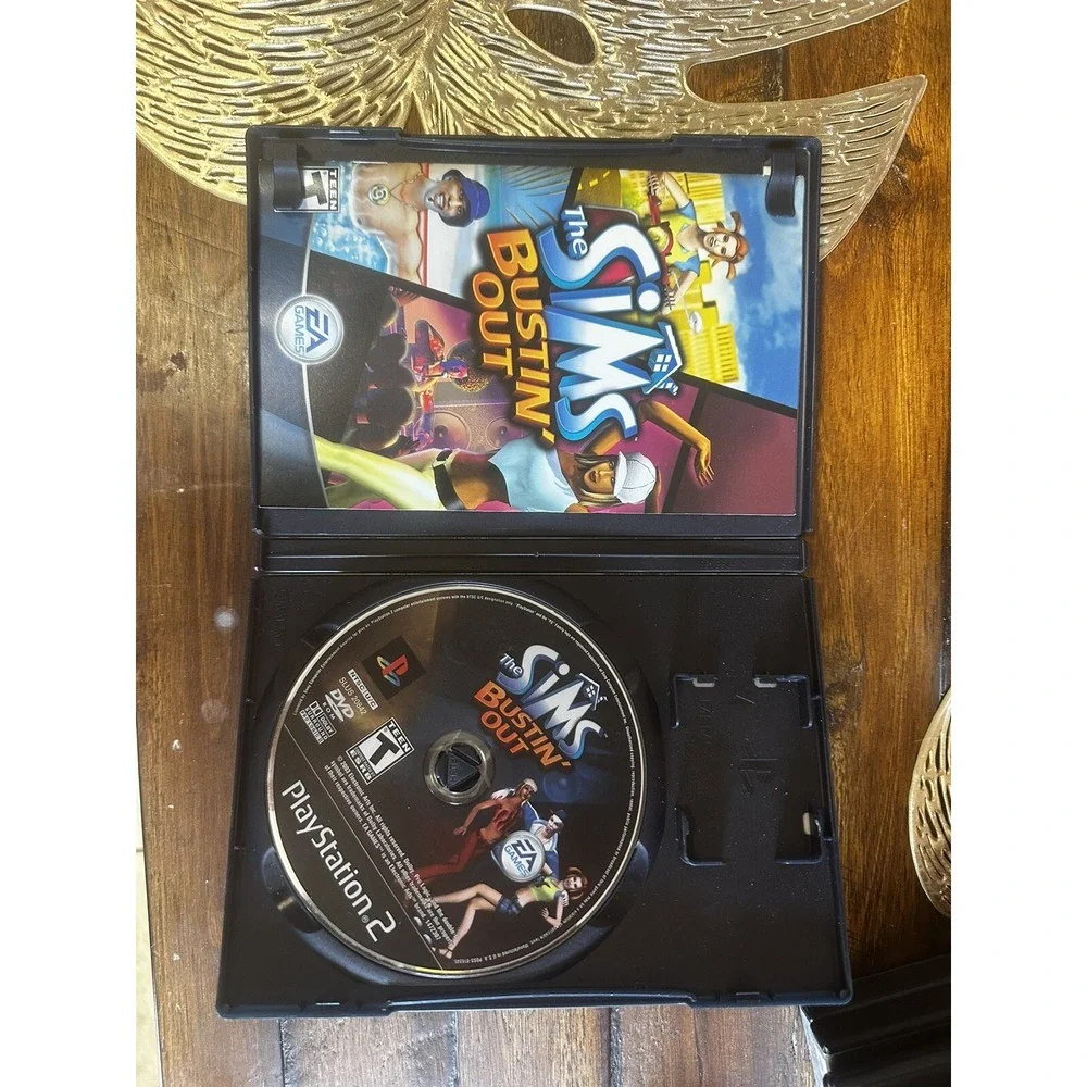 Sims Bustin' Out (Sony PlayStation 2, 2003) Greatest Hits Complete and Tested